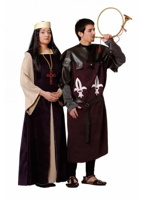 Vestido Dama Medieval para Mujer Adultos Fycar